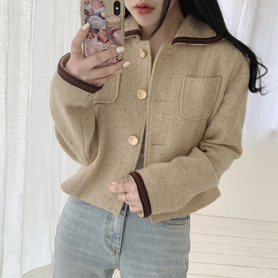 니유팝콘 jacket (2color)